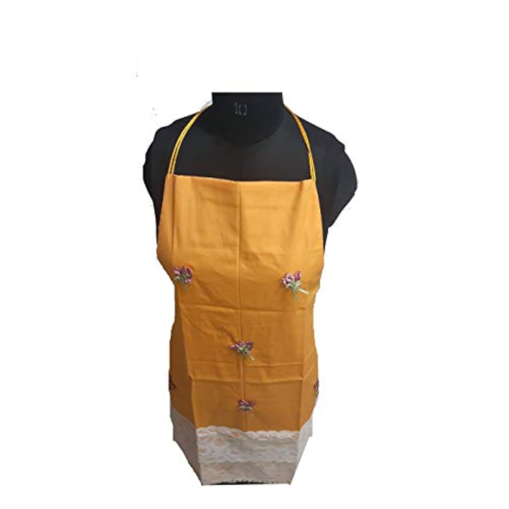 Hand Stitched Cotton Apron with Hand Painting